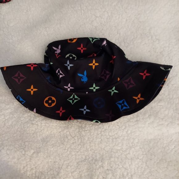 Bunnies and Symbols Strapless Dress with Hat and Mask- NEW - Picture 7 of 8